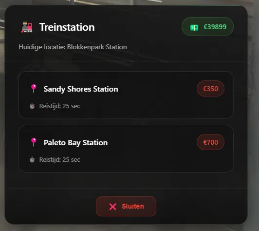 Train System screenshot