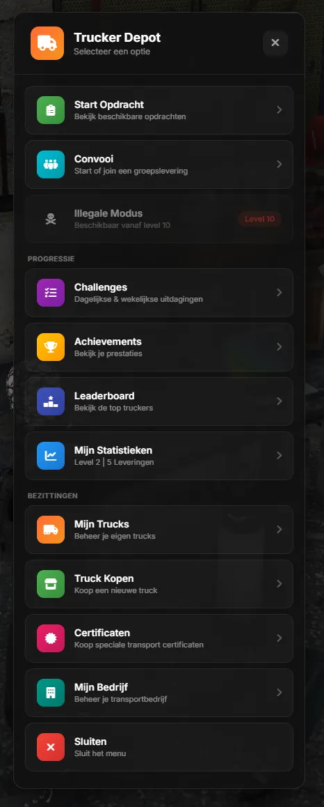 Trucker Job screenshot