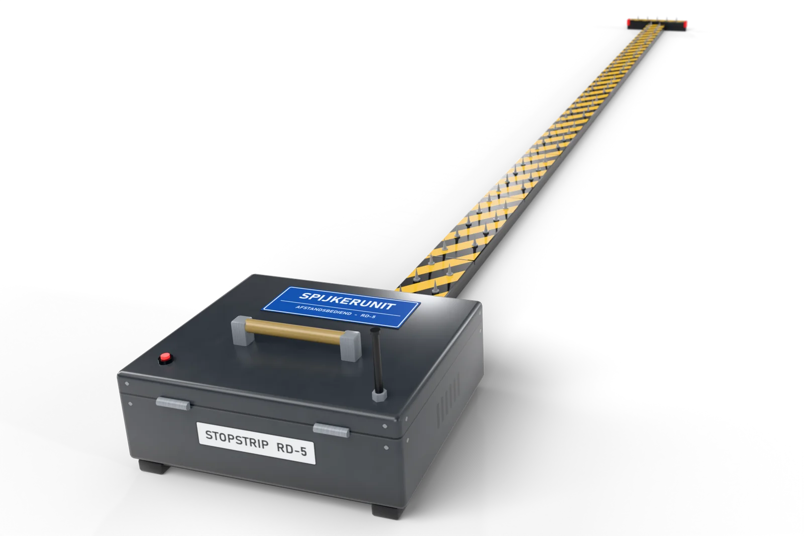 Remote spike unit, studio render of the custom 3D model