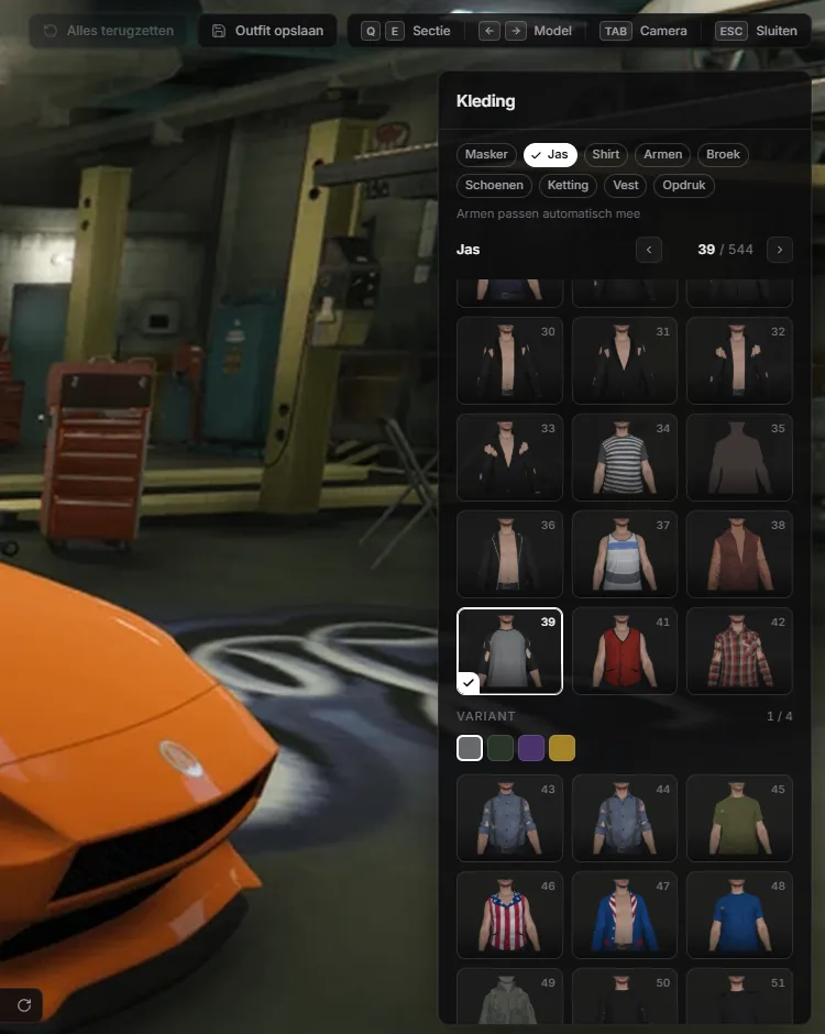 Clothing studio with product photos on Freedom Roleplay