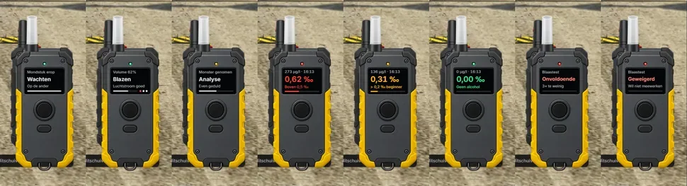 Fingerprint, breath and drug tests on Freedom Roleplay
