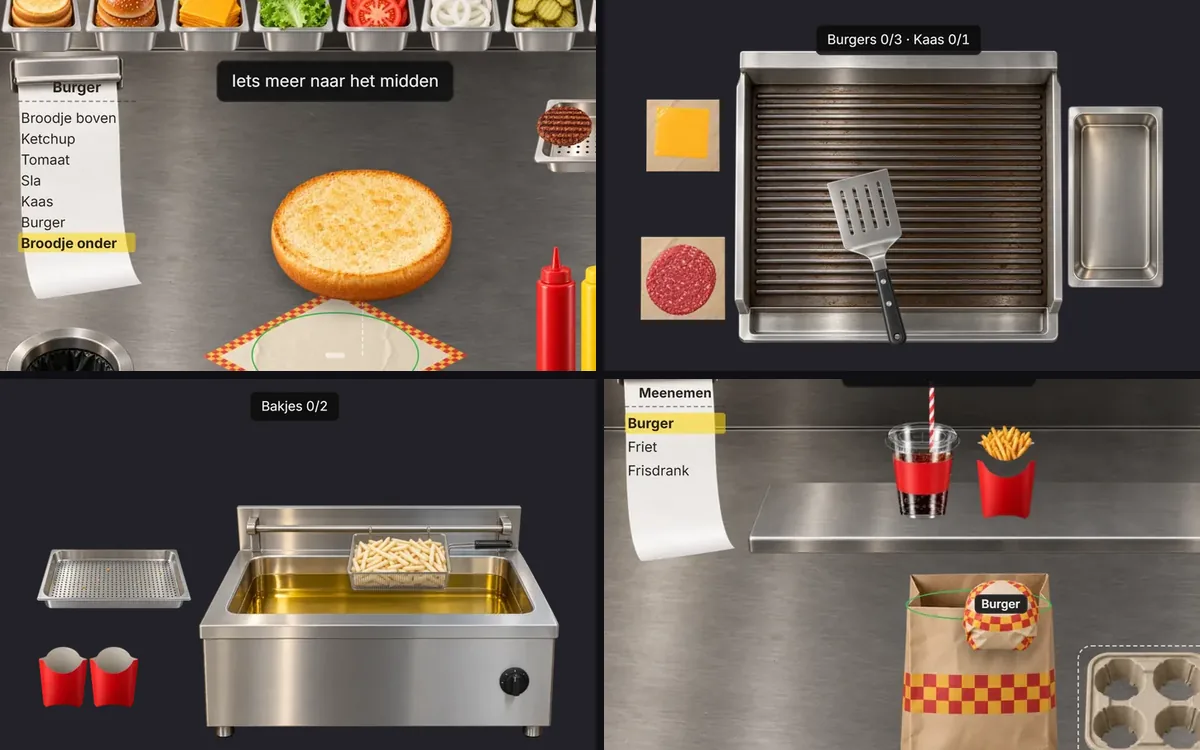 Fast-food kitchen job on Freedom Roleplay