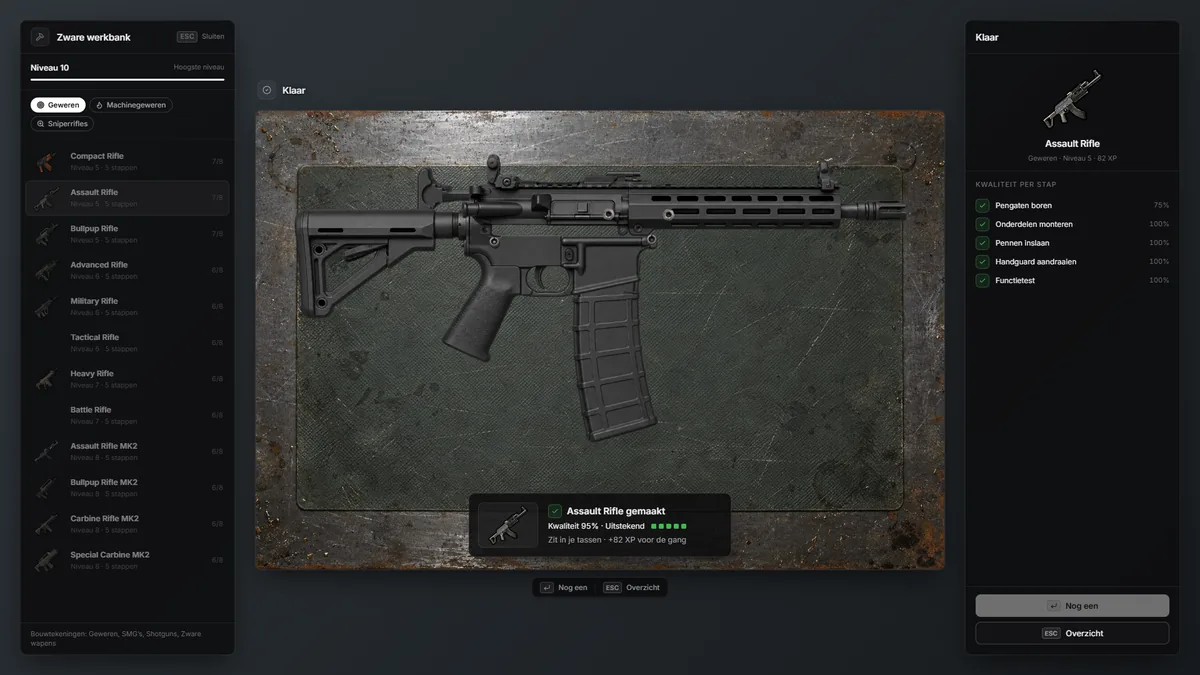Weapon crafting gang on Freedom Roleplay